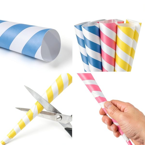 Cotton Candy Cones Food Grade Paper 60PCS PC-60 Concession-3