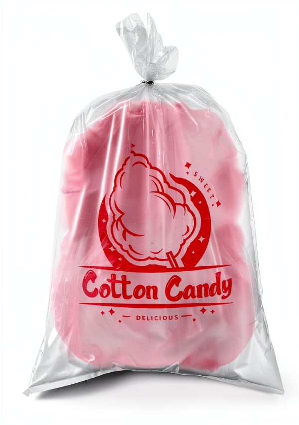 Nagpew Cotton Candy Bags Food Safe PE Plastic 200-0