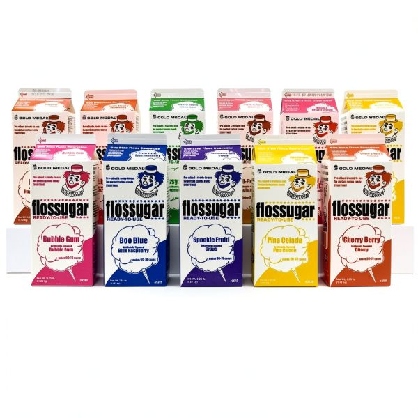 Cotton Candy Concession Deluxe Party Kit Blue Raspberry Pink-5