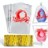Geyee Cotton Candy Bags Plastic 500 Pieces-0