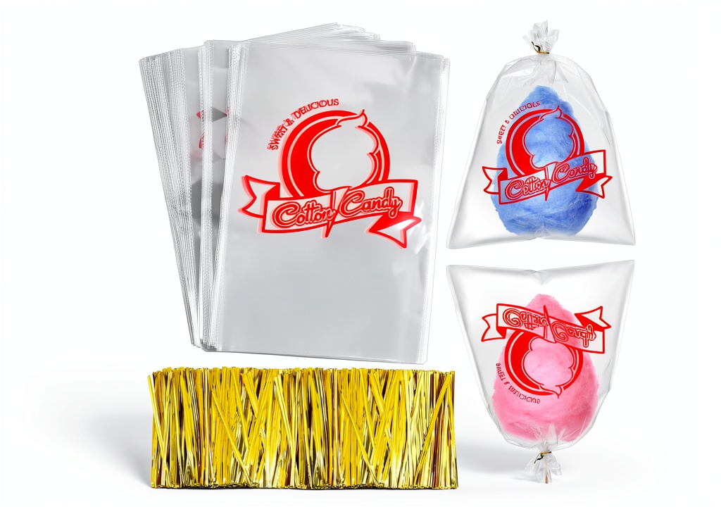 Geyee Cotton Candy Bags in a stack