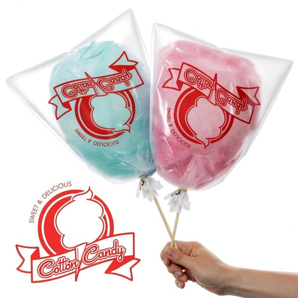 Geyee Cotton Candy Bags Plastic 500 Pieces-2