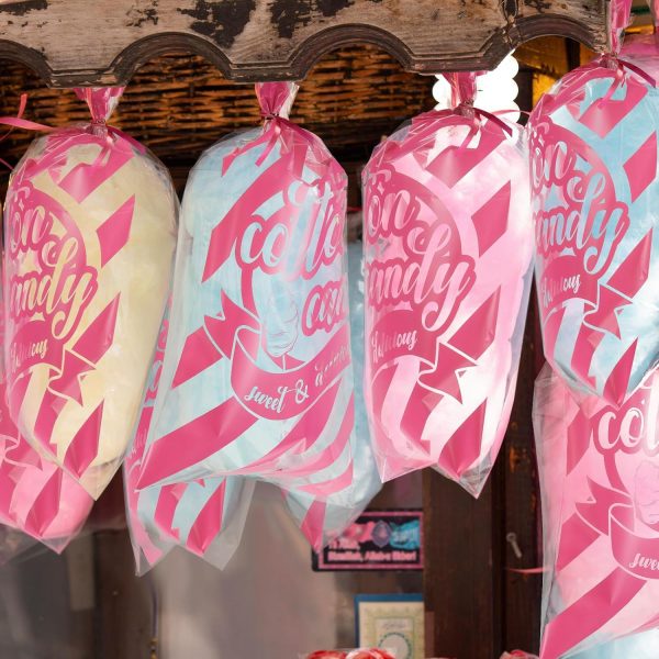 Zhanmai Cotton Candy Bags OPP Material Ties Concession-6
