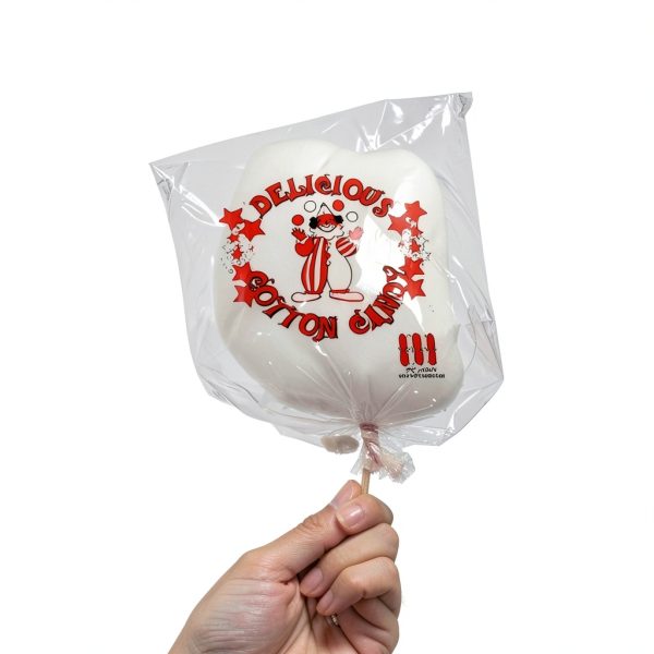Clown Cotton Candy Bags Perfectware 100ct Concession-2