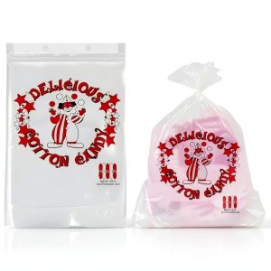 Clown Cotton Candy Bags Perfectware 100ct Concession-0