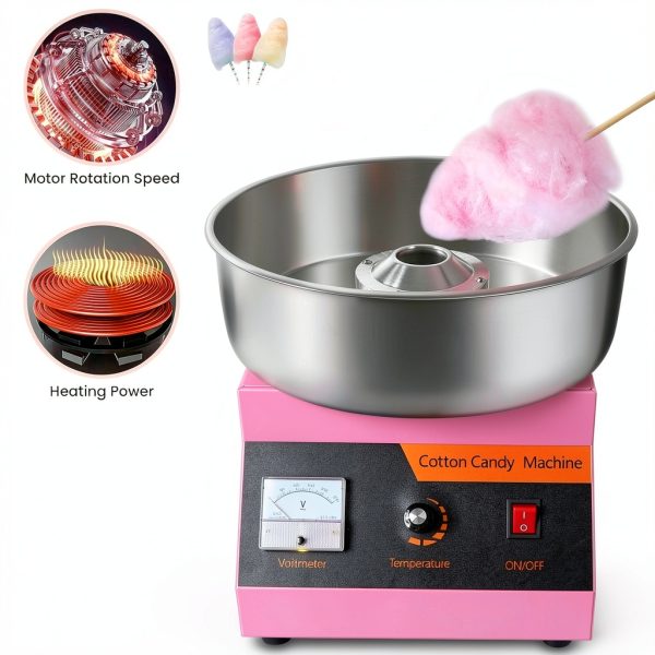MHT-1 Cotton Candy Machine Stainless Steel Home Concession-4