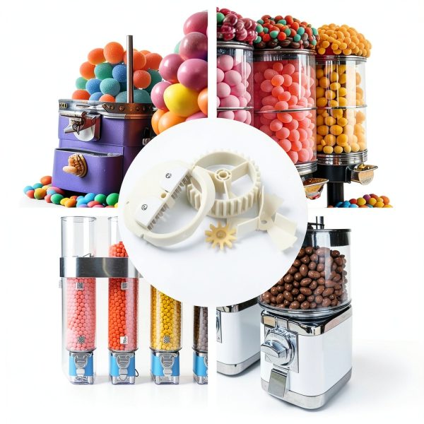HEMOTON Candy Machine Wheel Replacement Plastic Dispenser-8