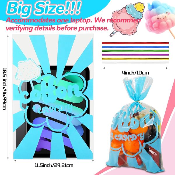 GraceKit Cotton Candy Bags Durable OPP Material Bulk-1