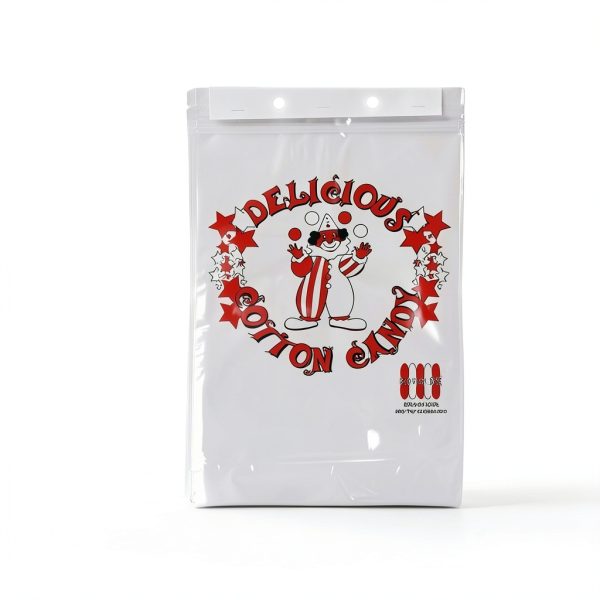 Clown Cotton Candy Bags Perfectware 100ct Concession-1