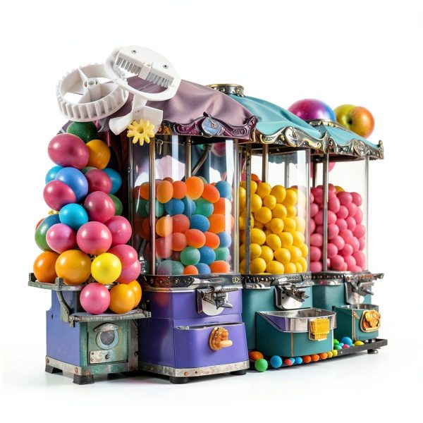 CORHAD Gumball Machine Gear Turntable Plastic Vending-1