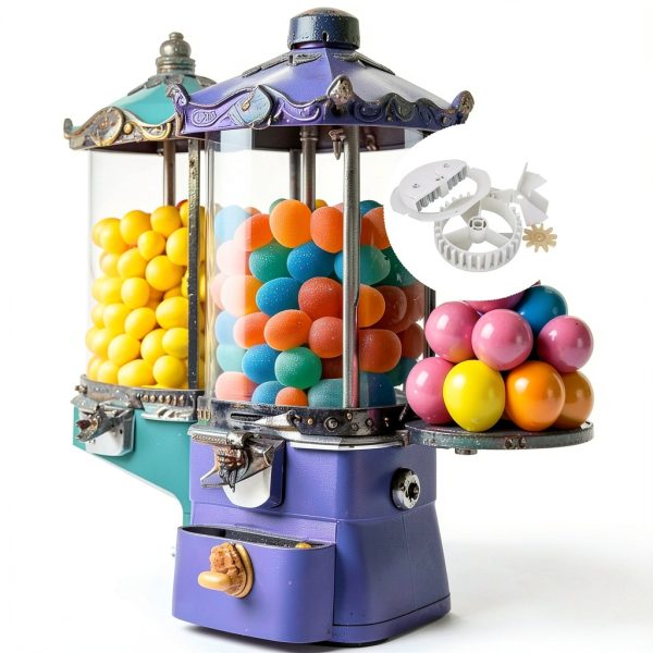 HEMOTON Candy Machine Wheel Replacement Plastic Dispenser-7
