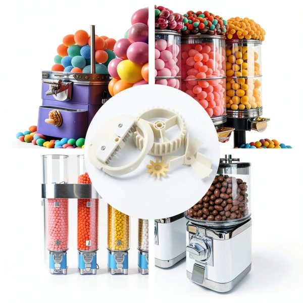 Feltechelectr Candy Vending Machine Gear Turntable Plastic-5