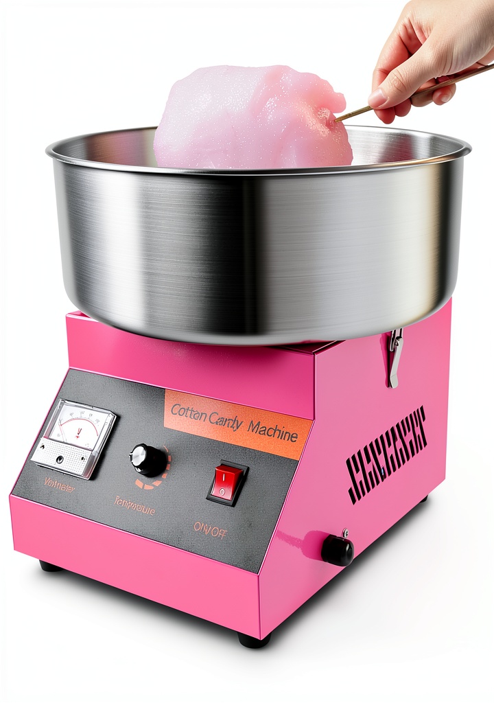MHT-1 cotton candy machine on a countertop