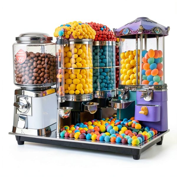 HEMOTON Candy Machine Wheel Replacement Plastic Dispenser-4