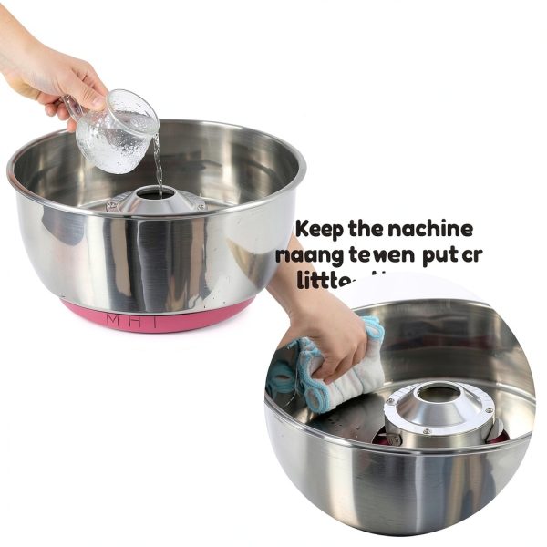 MHT-1 Cotton Candy Machine Stainless Steel Home Concession-3