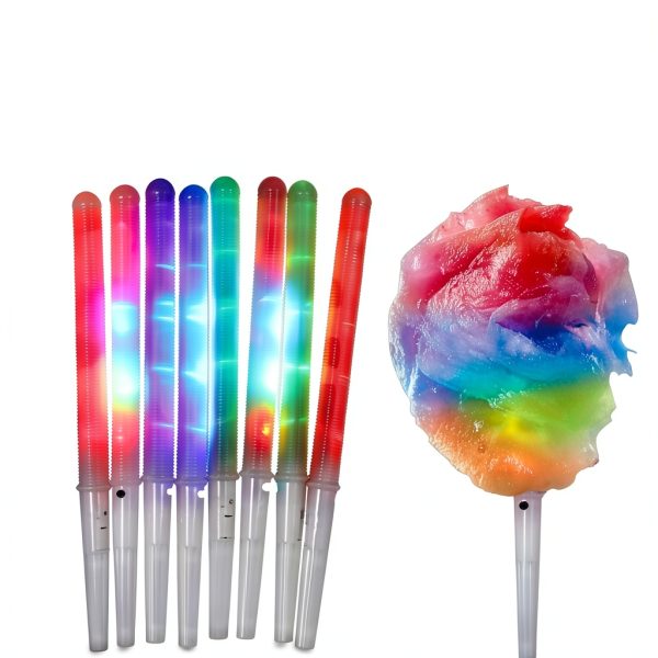 Aqur2020 LED Glowing Sticks Marshmallow Cotton Candy-4