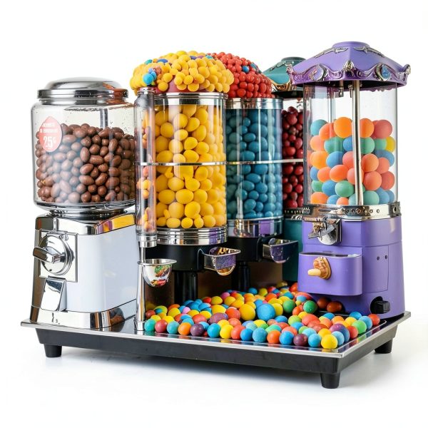 CORHAD Gumball Machine Gear Turntable Plastic Vending-8