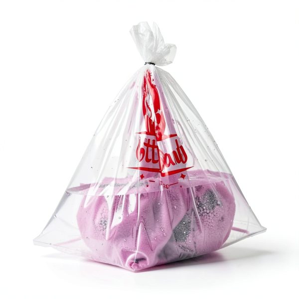 Nagpew Cotton Candy Bags Food Safe PE Plastic 200-2
