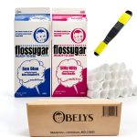 Obelys Cotton Candy Floss Dual Flavor Concession Supplies-0