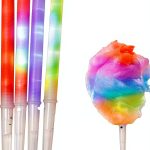 Aqur2020 LED Glowing Sticks Marshmallow Cotton Candy-0