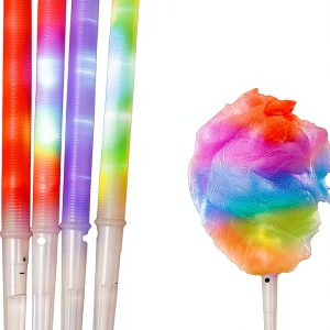 Aqur2020 LED Glowing Sticks Marshmallow Cotton Candy-0