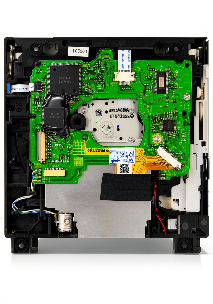 abcGoodefg Wii CD DVD drive installed inside a console