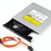 TechMagnet TIN 256GB SSD Laptop DVD-RW Slim 9.5mm SATA Optical Drive-0