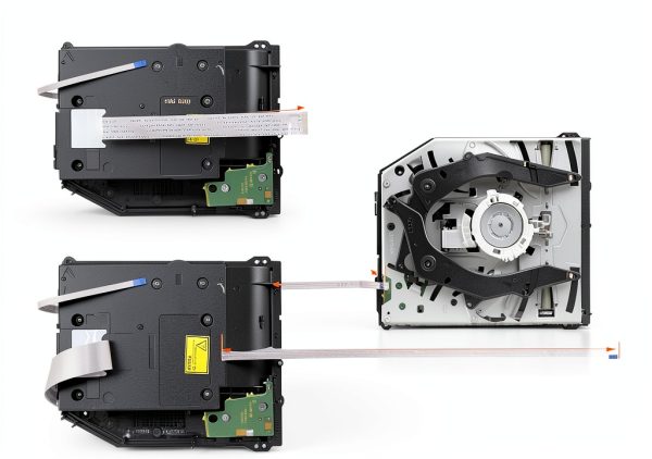 Gorliskl PS4 Blu-ray Drive Replacement CUH-1215A Internal Optical-5