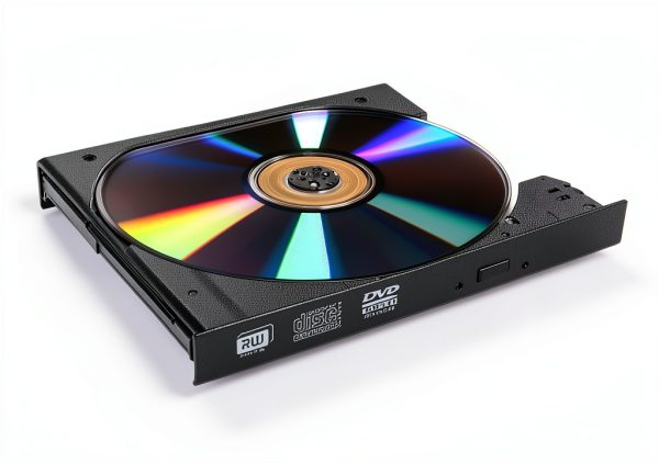 OSGEAR 9.5mm SATA Tray Loading Internal DVD‑RW Drive DVDRWTRAYSATA95-6