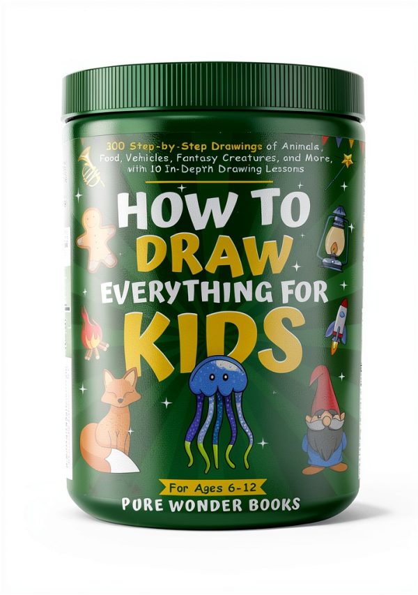 Children's Drawing Book Ages 6-12 BrightPages Kindle eBook 264 Pages-0