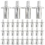 Drive Pin Rivets 100pcs Aluminum Knock Rivets by NIYANGLE Rivet Studs-0