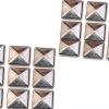 COHEALI Pyramid Flatback Studs 200pcs Silver Rivet for DIY Fashion-8