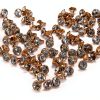7mm White Crystal Rhinestone Metal Rivets - Generic 100pcs Accessories-3