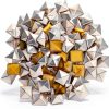 COHEALI Pyramid Flatback Studs 200pcs Silver Rivet for DIY Fashion-3