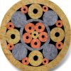 90mm x 6mm B3 Pattern Brass Mosaic Pin for Knife Handles – Hallmers-0