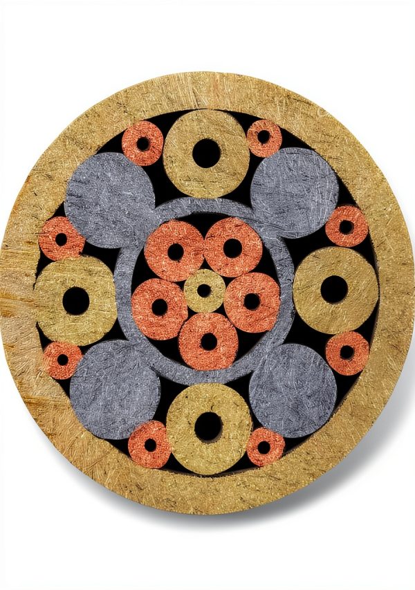 90mm x 6mm B3 Pattern Brass Mosaic Pin for Knife Handles – Hallmers-0