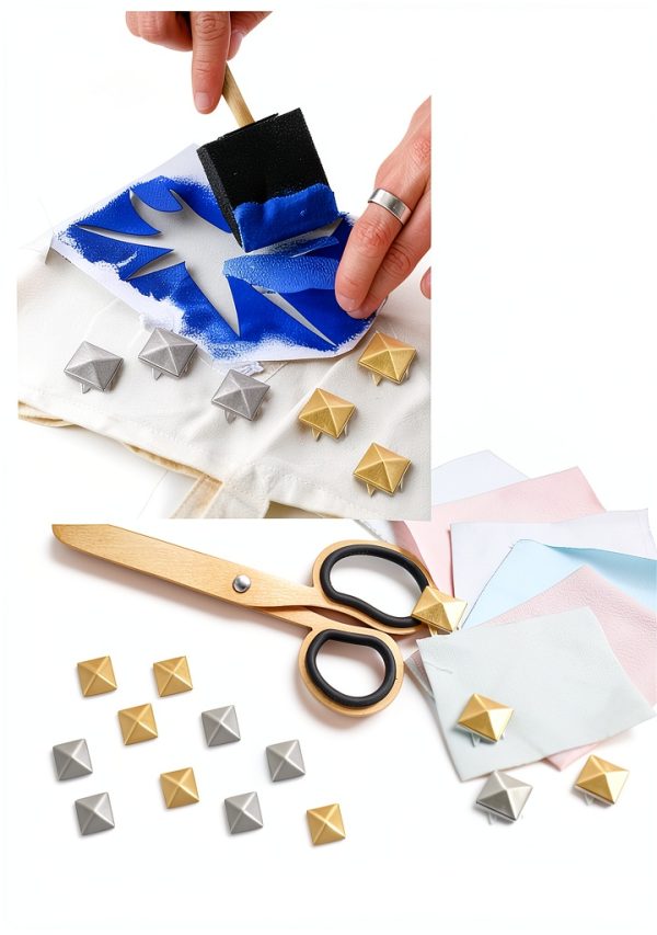 DIY Rivets Claw Nail Accessories Pyramid Studs Decorative Bag Rivets-6