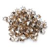 9mm Rivets Pyramid Shaped Punk Rivet Stud 100pcs Silver Fastener-6