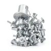 Drive Pin Rivets 100pcs Aluminum Knock Rivets by NIYANGLE Rivet Studs-2