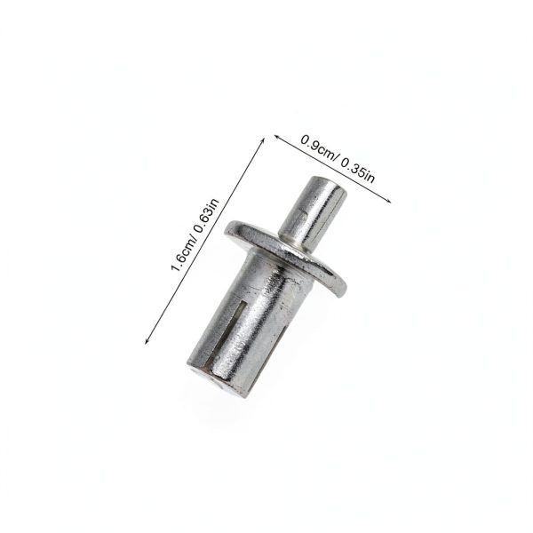 Drive Pin Rivets 100pcs Aluminum Knock Rivets by NIYANGLE Rivet Studs-3