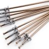 KIMISS 10PCS Window Trim Spot Weld Pin Metal Replacement Stud Rivets Set for Interior Car Trim Universal Products-7