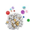 COHEALI Pyramid Flatback Studs 200pcs Silver Rivet for DIY Fashion-6