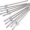 KIMISS 10PCS Window Trim Spot Weld Pin Metal Replacement Stud Rivets Set for Interior Car Trim Universal Products-8