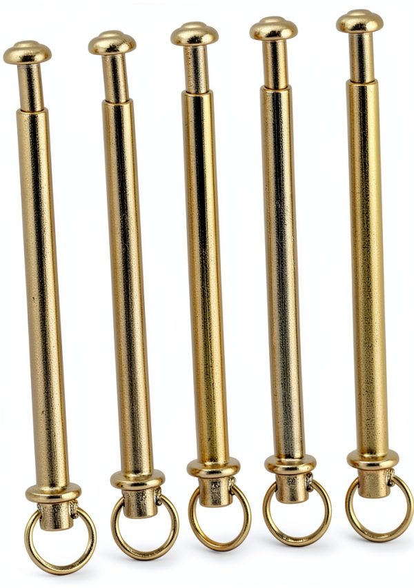 Sturdy Folding Hand Fan Parts – CORHAD Spring‑Loaded Nail Pin Set-0