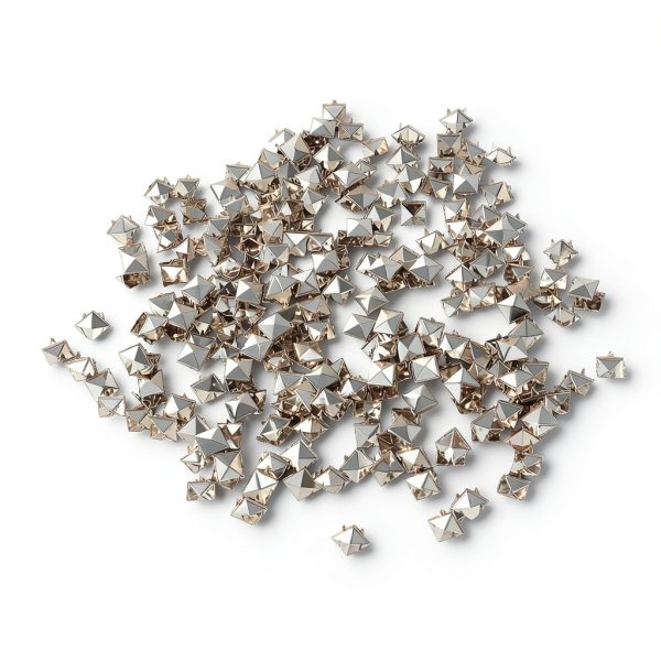 Square Metal Studs Stylish Punk Rivets Versatile Decorative Clothing Shoes Bags Decorations-3