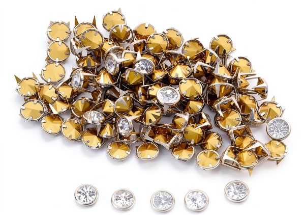 Fayelume 10 MM Metal Studs Spots Rivet Caps for Clothing & Leather-7