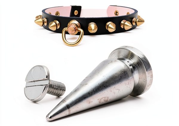 Metal Rivet Stud Set 10x26mm 10 Pack DIY Leather Bags Shoes-1