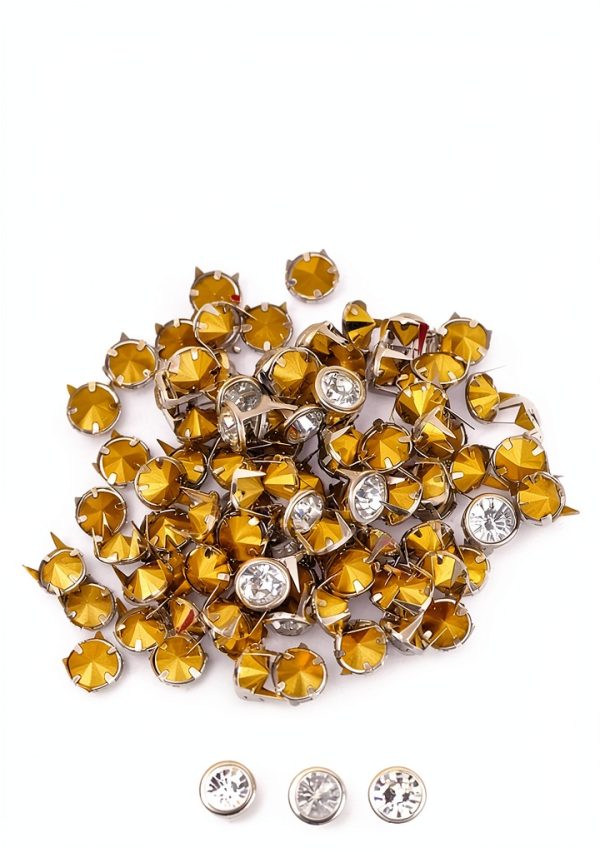 Fayelume 10 MM Metal Studs Spots Rivet Caps for Clothing & Leather-5