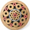 90mm x 6mm B6 Pattern Brass Mosaic Pin for Knife Handles Hallmers-0
