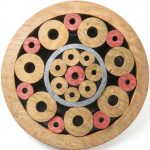 90mm x 6mm B6 Pattern Brass Mosaic Pin for Knife Handles Hallmers-0
